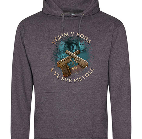 Tři králové - pánská mikina s kapucou