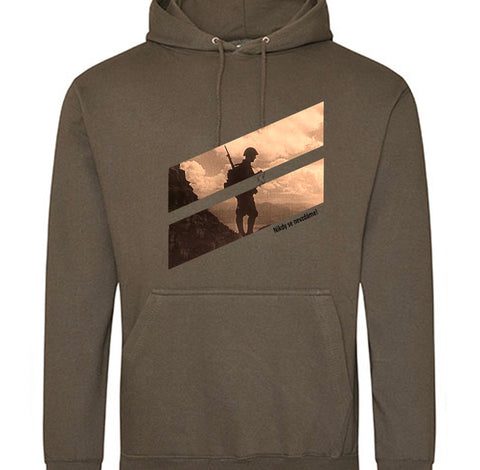 Prvorepublikovaný voják - Pánská mikina s kapucou