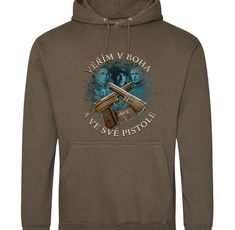 Tři králové - pánská mikina s kapucou