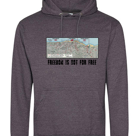 Invaze mapa - pánská mikina s kapucou