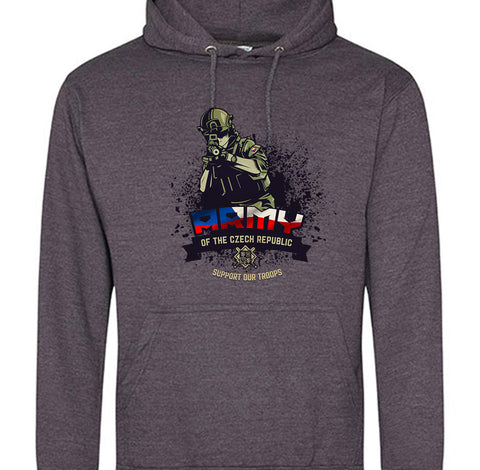 Armáda - Support Our Troops - pánské mikina s kapucou